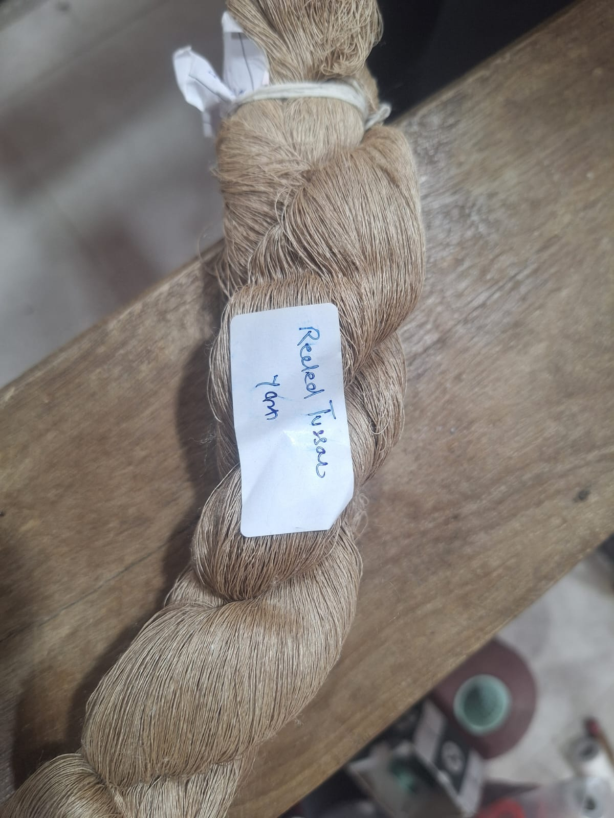 The yarn is chosen